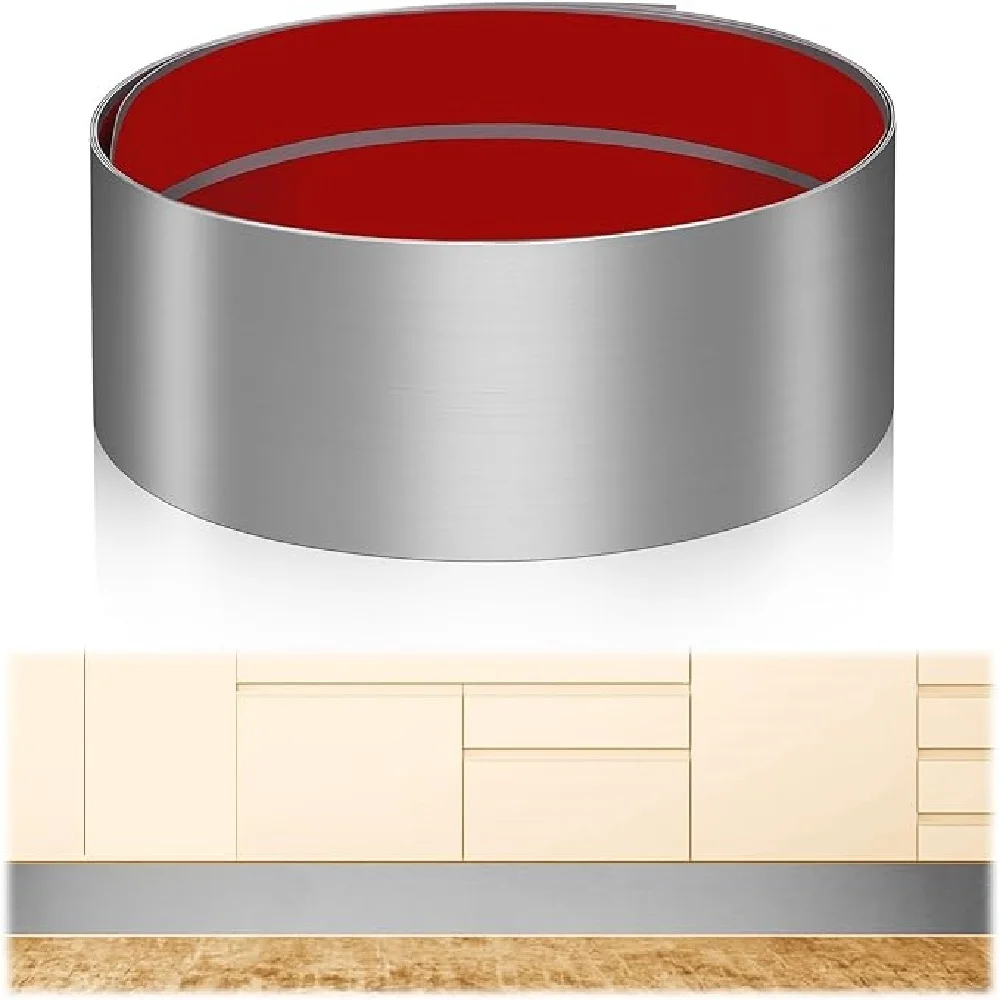 1PC 86CMx20CM Stainless Steel Door Kick Plate Door Push Plate, Self Adhesive Kickplate for  Doors Interior or Exterior