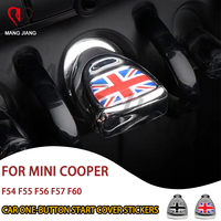 Car One Start Click Stop Button Switch Cover Stickers For Mini Cooper F54 F55 F56 F57 F60 Interior Case Decoration Accessories