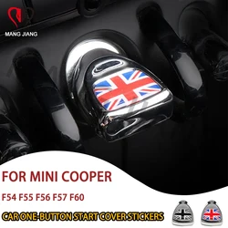 Car One Start Click Stop Button Switch Cover Stickers For Mini Cooper F54 F55 F56 F57 F60 Interior Case Decoration Accessories