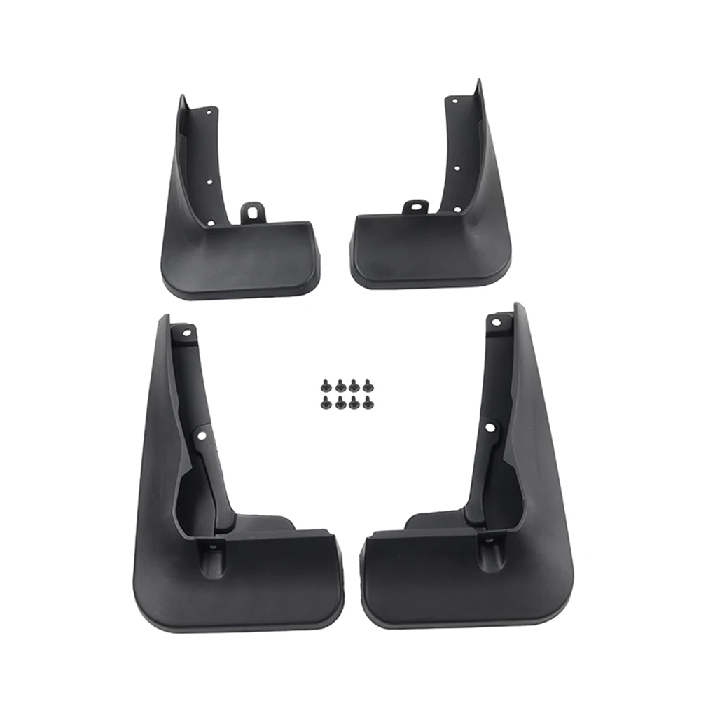 4pcs Car Wheel Mud Flaps Splash Guards PP + TPO For Toyota Highlander 2020 2021 2022 2023 2024 2025