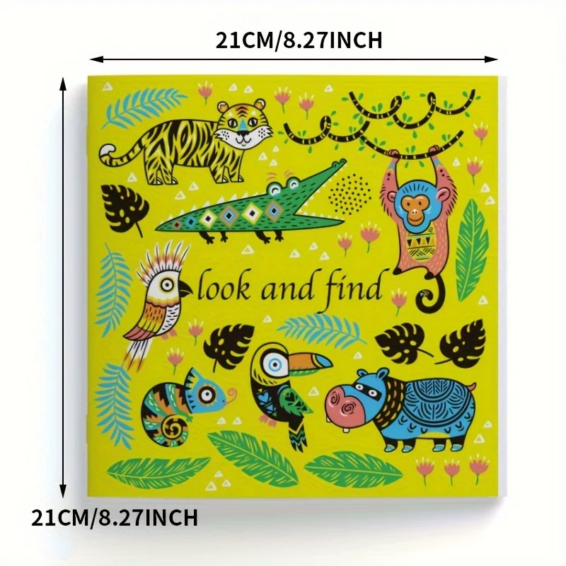 ฝึกฝนทักษะการเข้มข้นด้วยหนังสือภาพวัตถุที่ซ่อนอยู่สําหรับเด็ก