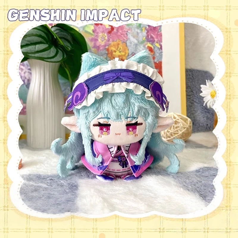 Anime Genshin Impact Plüschpuppe Yumemizuki Mizuki Alhaitham Kaveh Kinich Mualani Arlecchino Spielzeug Schlüsselanhänger Kleiner Anhänger Geschenk
