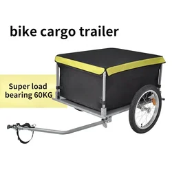 Will Travel Pull Cargo Trailer Sundries Trailer Shopping Cart LuggageBicycle Trailer Pet Trolley Pet Carrier