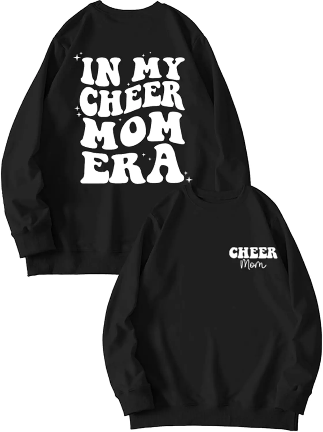 

in My Cheer Mom Era Sweatshirt Women Cheerleading Mama Trendy Fashion Sweaters Women Hoodies Streetwear Cute Clothes