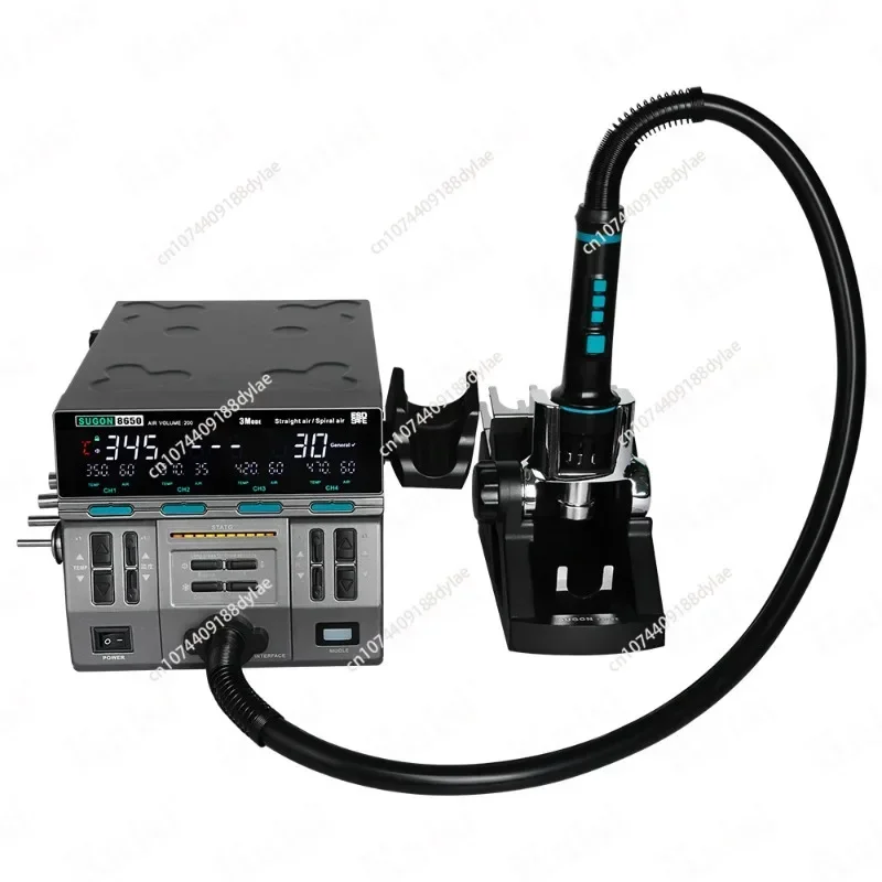 

Hot air gun 1300w large wind maintenance main board flying line CPU dismantling and welding table, speed air gun