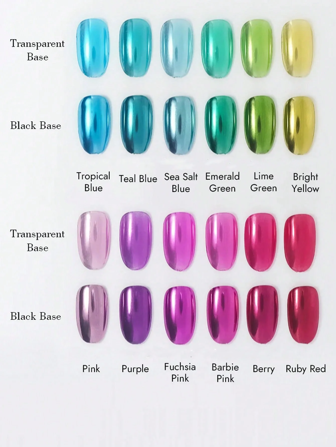 28 قطعة/المجموعة/مجموعة بودرة أظافر كروم مرآة سحرية/ديكور لامع لامع/لوحة مانيكير معدنية مطوية من التيتانيوم/مجموعة #3