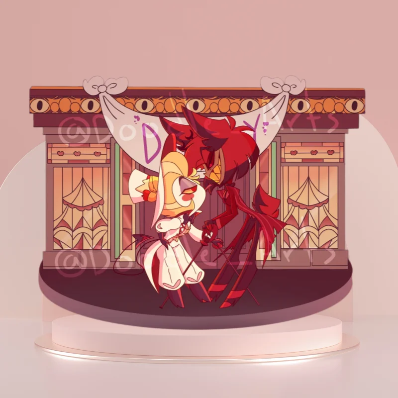 

Wedding Formal Outfit Design Acrylic Standee for Charlie Alastor Collection Figurine Desktop Ornament Decoration Gift for Fans