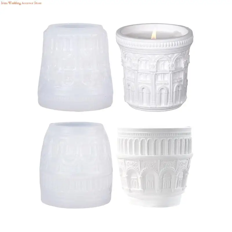 

G92D Professional Silicone Baroque Door Mould for Handmade Containers Designs