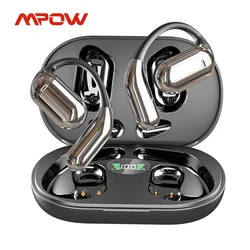 Mpow Q16 True Wireless Earphones, OWS Open Ear Earphones with Earhooks, Bluetooth 5.3, Up to 80H Playtime with Case for Cycling