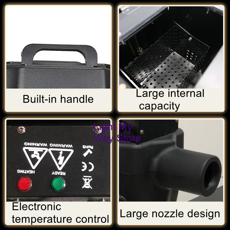 

3500W Atmospheric Smoke Machine High-Power Stage Performance Dry Ice Machine Event Bar Floor Smoke Machine