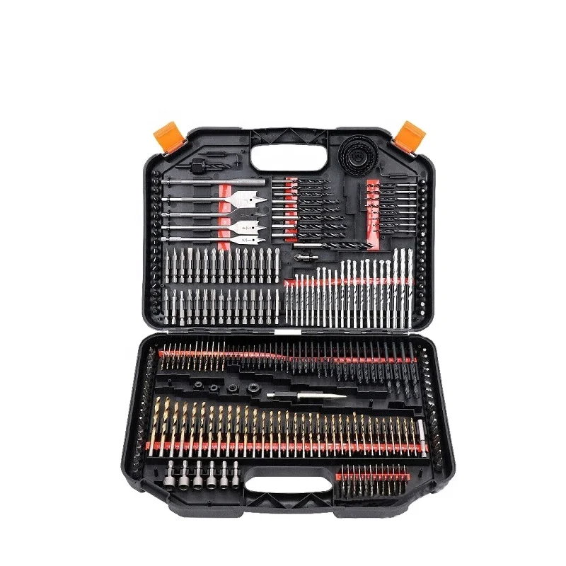 

246 PCS with high efficiency and reliability drilling use bit bmanufacture drill gun drill bit set