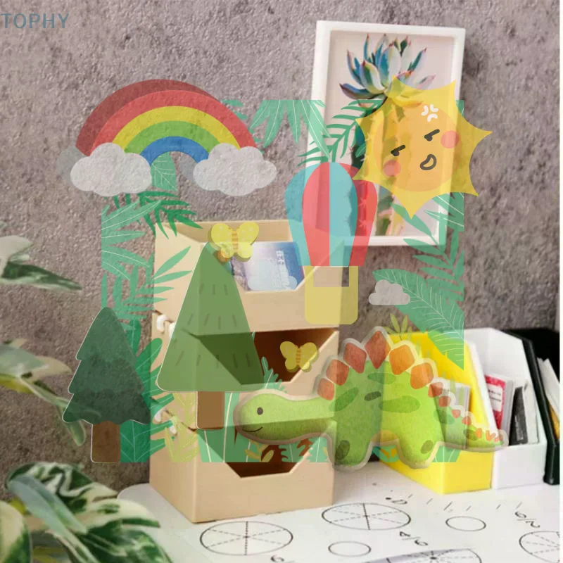 

1 Set Dollhouse Organizer Bin Kit 1:12 Scale Three Layer Storage Container DIY Accessory Mini Stackable Storage Box For Dioramas