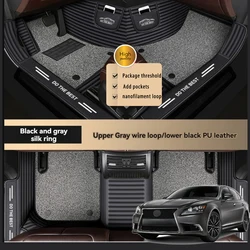 Custom Double layer Full Coverage Car Floor Mats  For Opel All Models Astra G H Antara Vectra B C Zafira A B Car Accessories