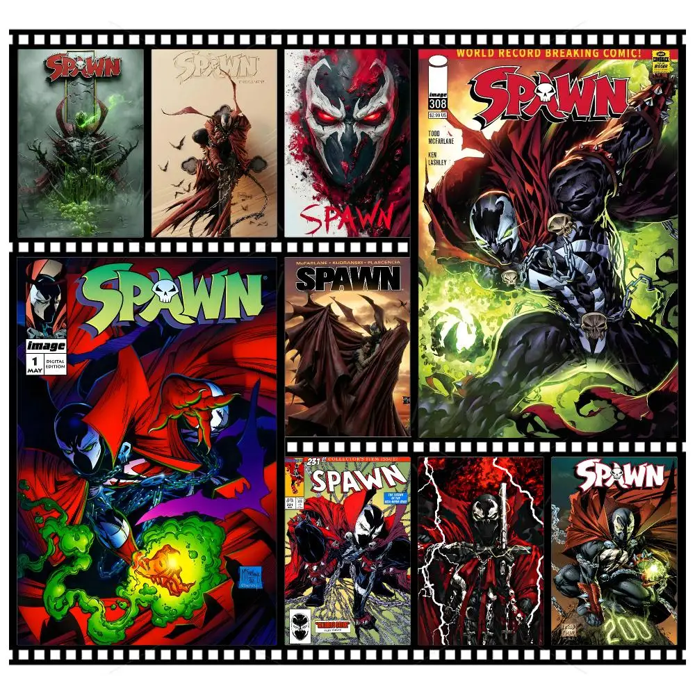 Dark Comic S-Spawn Poster Wall Art Poster HD Waterproof PP Print Bedroom Living Room Office Decor Gift