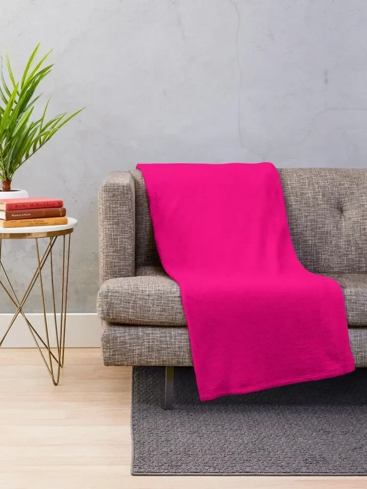 Hot Pink - Lowest Price On Site Throw Blanket Thermals For Travel Retros Bed Fashionable warm for winter Blankets