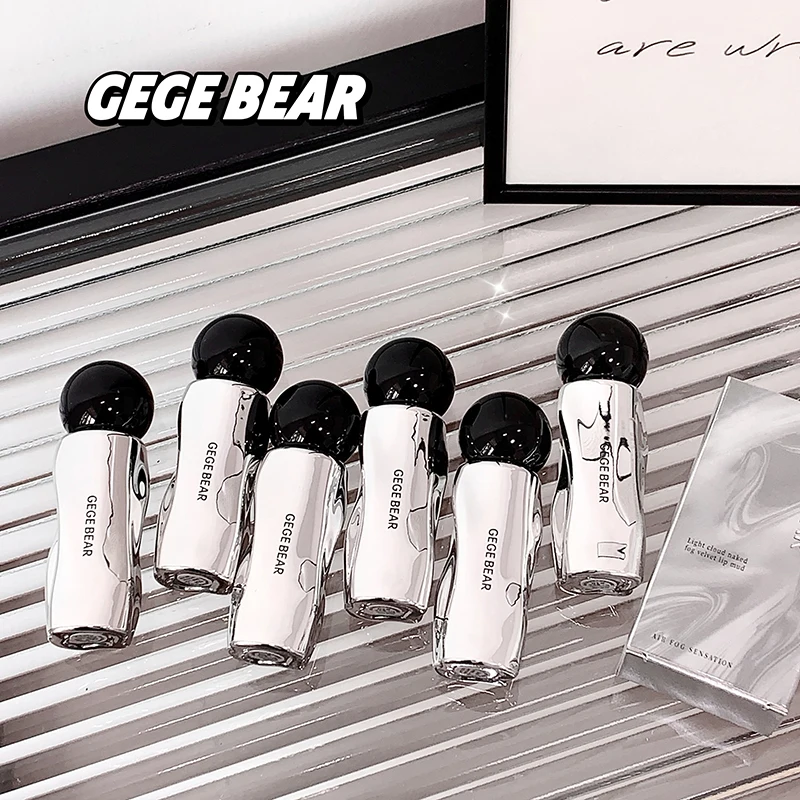 GEGE BEAR Light Cloud Velluto nudo Fango per labbra Opaco Opaco Colore avanzato Sbiancante Regalo per le vacanze