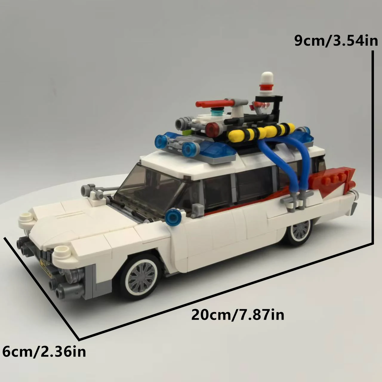 Technical Cars City Ghostbusters Ecto-1 Model Building Blocks Creators MOC Movie Vehicle Bricks DIY Education Toys For Children