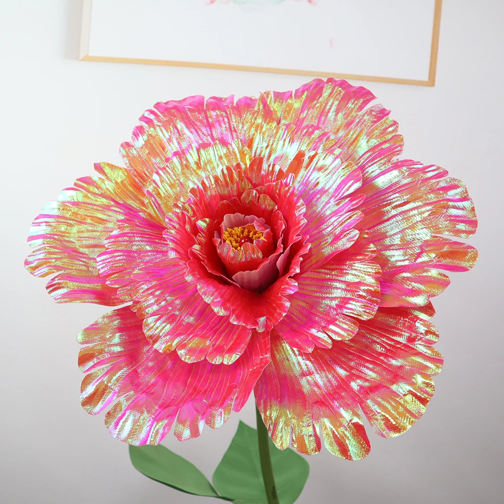 

Large Bright Cloth Peony Simulated Flower Bouquet Wedding Decoration Photographic Props Festive Supplies Arrangement Accessories