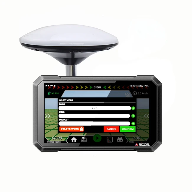 7 inch Waterproof GNSS Agriculture Farming Display GPS Navigation Guidance for Tractor