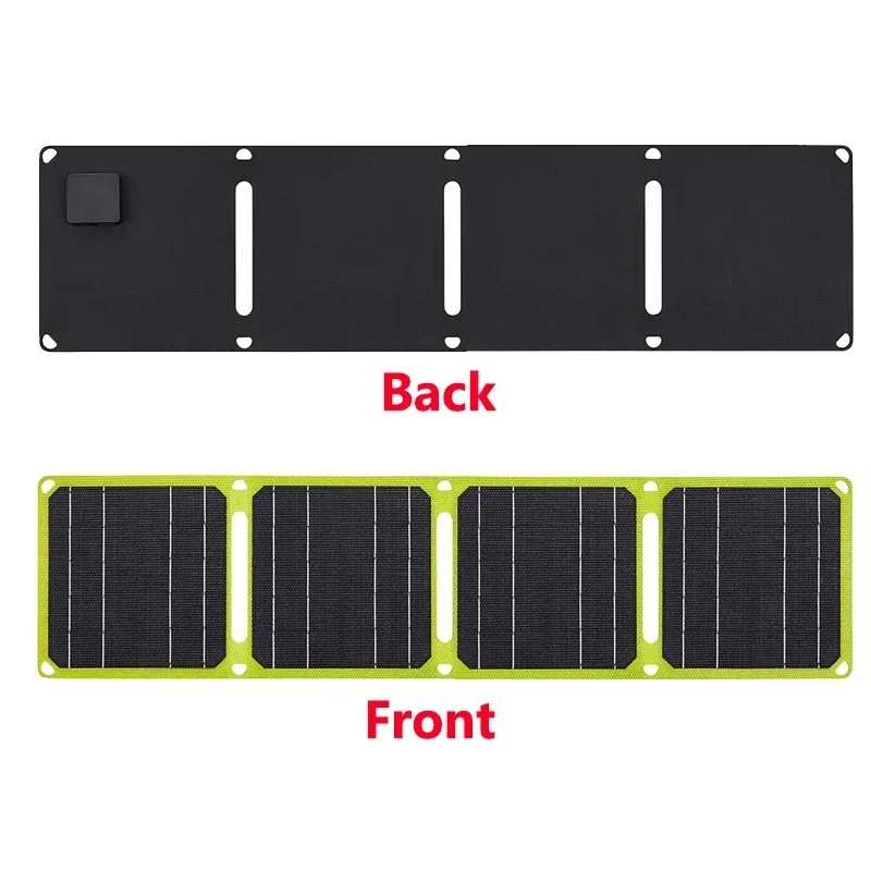 Outdoor 100W Portable Solar Panel 5V 9V 12V Foldable Solar Cell Phone Charger PD+USB For Camping Travel Fishing Power Station