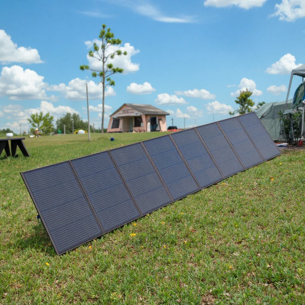 Foldable Solar PanelsSFMZD-400 400W High Efficiency 21% Waterproof Black Portable Mono 182mm Silicone Folding Solar Panel