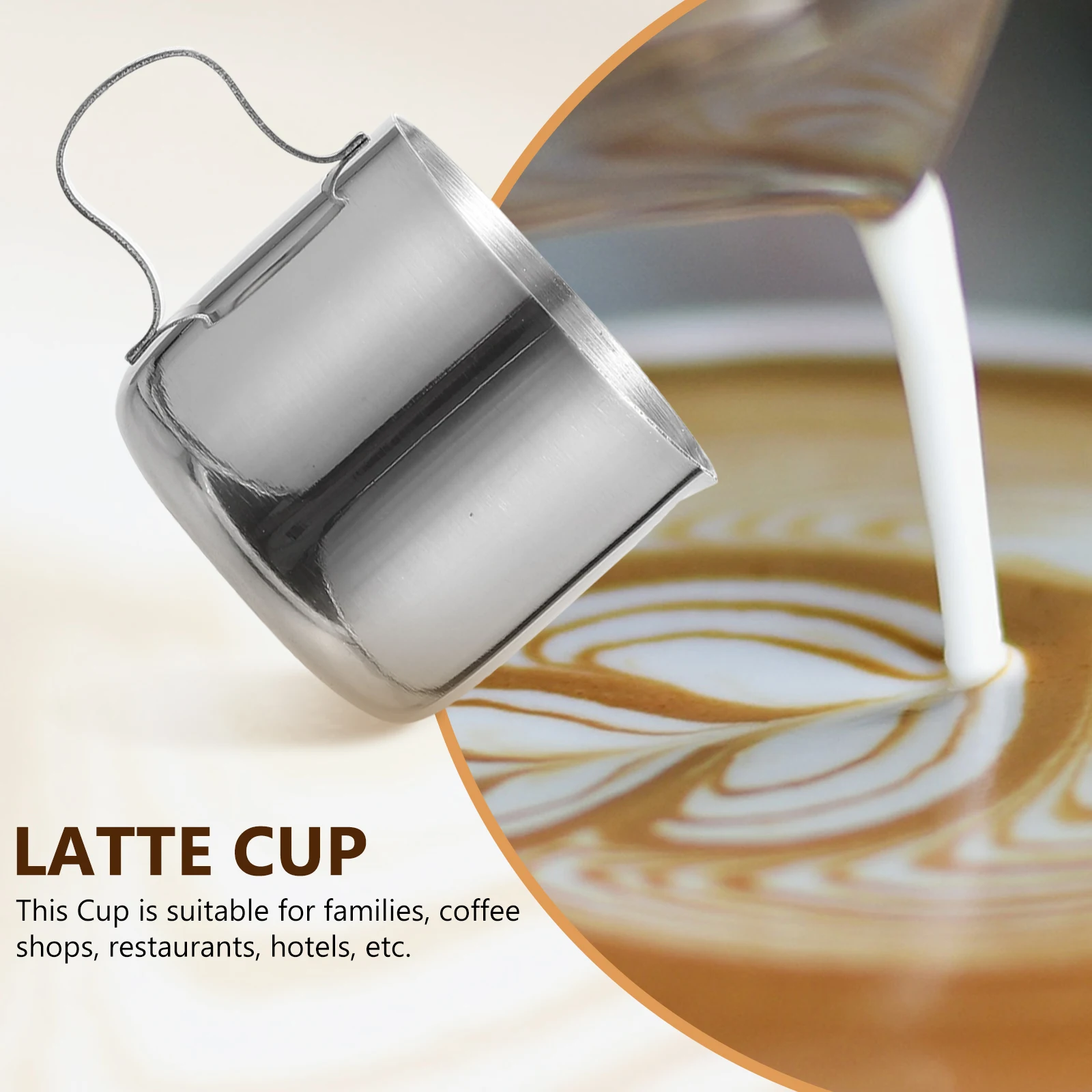 

1Pcs Stainless Steel Coffee Cup Multipurpose Water Mug Beautiful Exquisite Design for Juice Milk Tea Daily Use Kitchen Supply