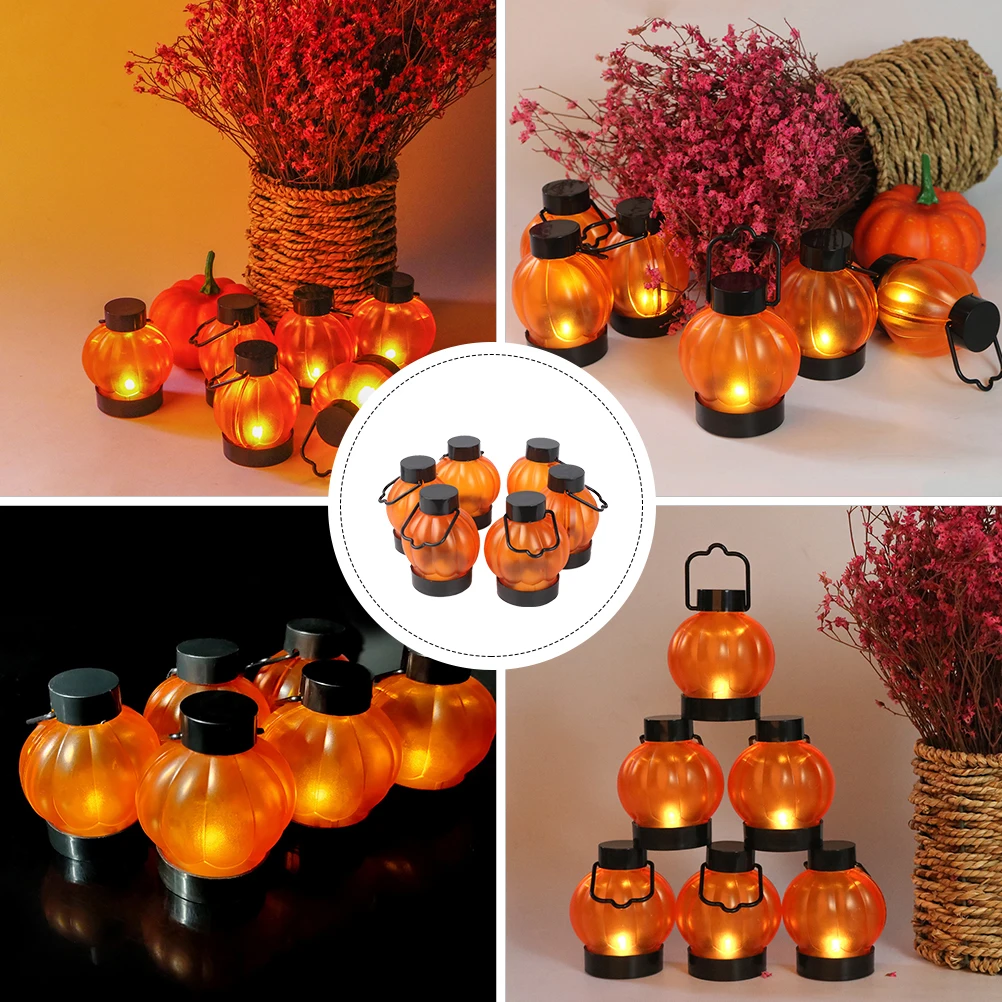 

Jack-o-lantern Party Ornament Desk Pumpkin Halloween Decor for Decoration Table