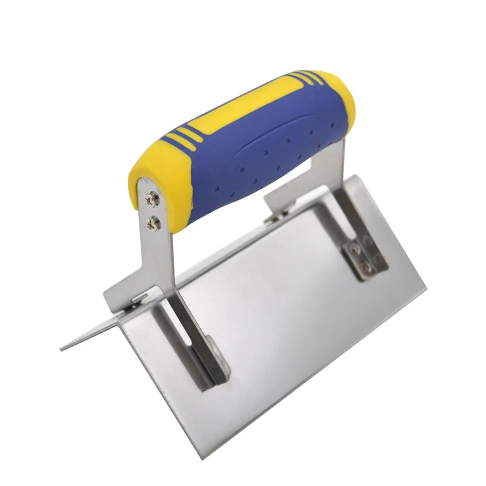 Stainless Steel Concrete Hand Edger Groover Tools Set Plaster Cement Finishing Practical Tool Accessories