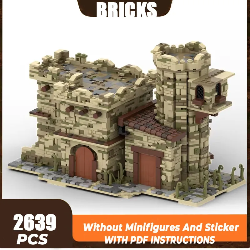 Moc Building Bricks Street View Model Arabic Style House Technology Modular Blocks Gifts Toys For Children DIY Sets Assembly