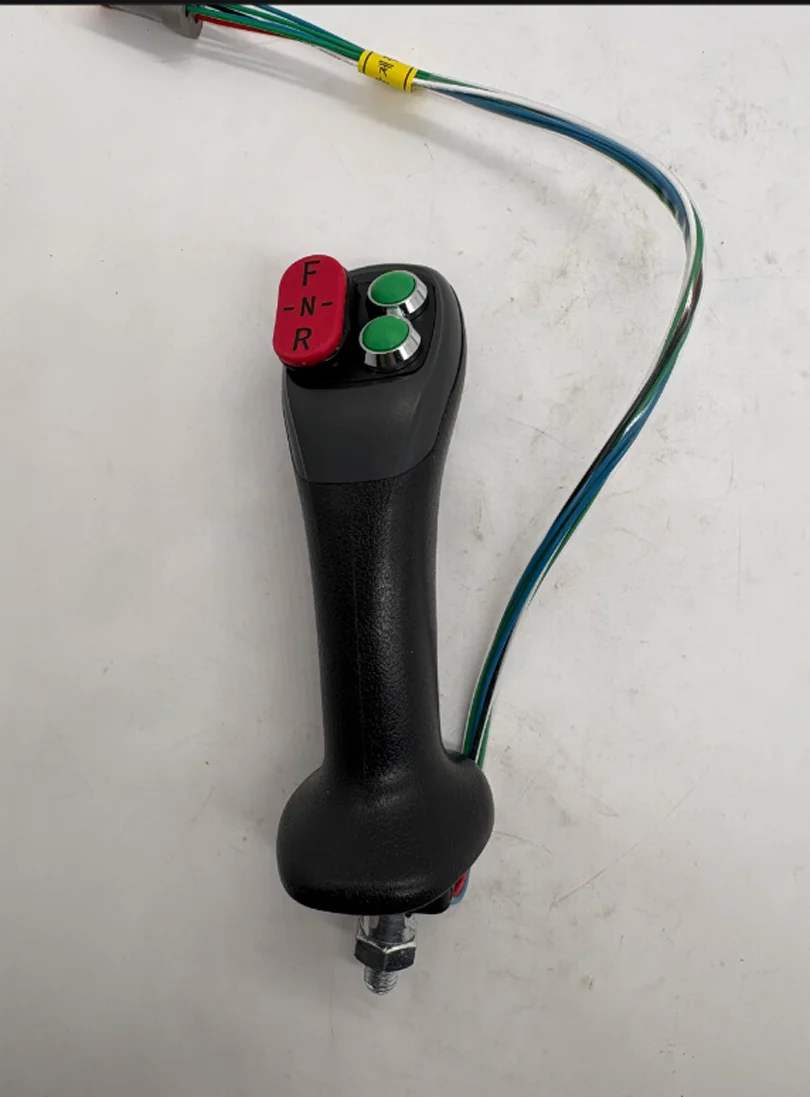 

Multifunction Joystick handle for Excavator Forklift Two Button handle tape seesaw switch before enter after retreat Neutral