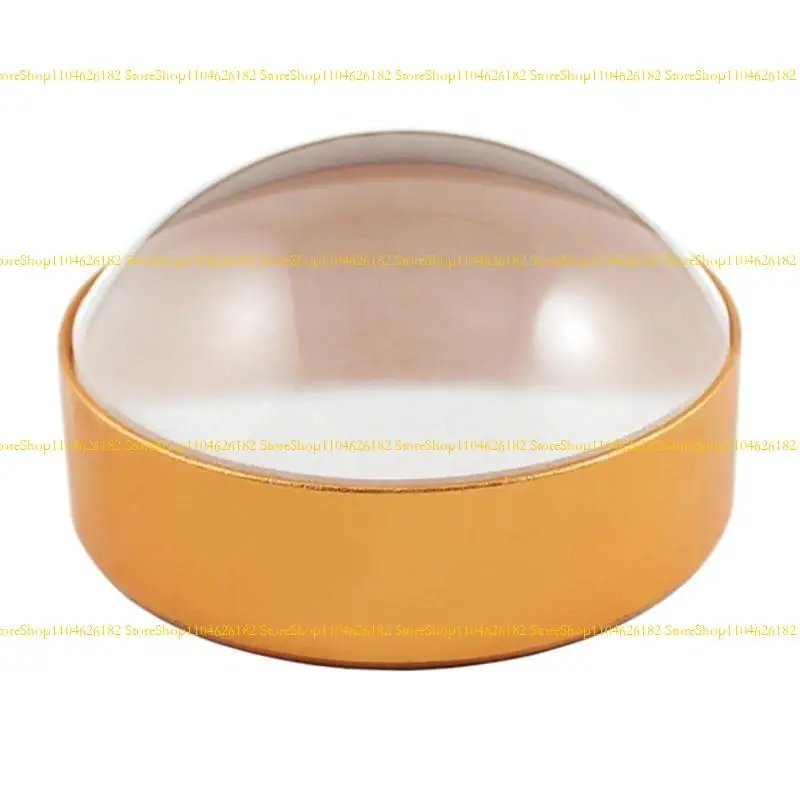 

Q2Q4 Portable Glass 60mm/2.4" Golden Round Desktop Magnifier- for Seniors-