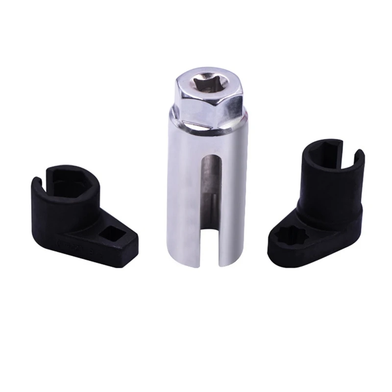 

3 Pcs Oxygen Sensor Remover Socket 22Mm Sensor Socket Wrench Wire Gate Accesses Sensor Side Preventing Damage To Wires