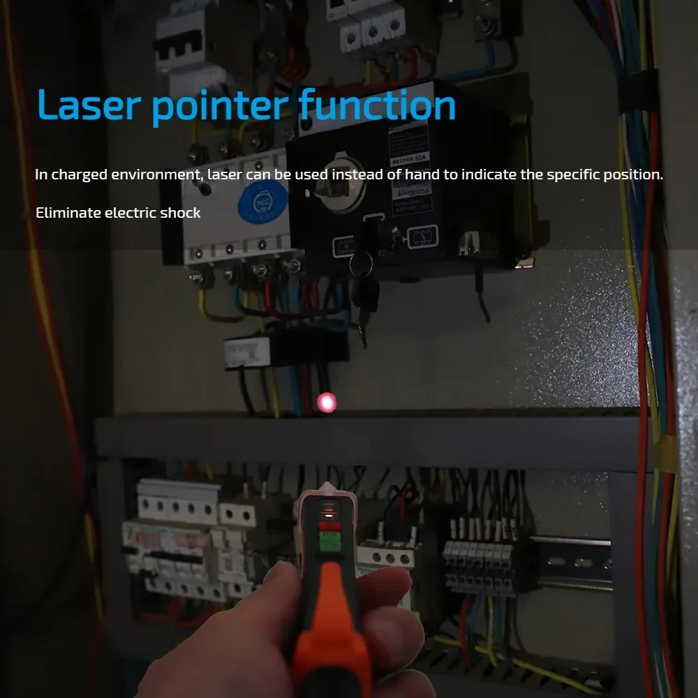 Spannungsdetektor, intelligenter berührungsloser Spannungsprüfer, Stiftmessgerät, 12–1000 V, Strom, elektrischer Sensor, Teststift, Spannungsanzeige