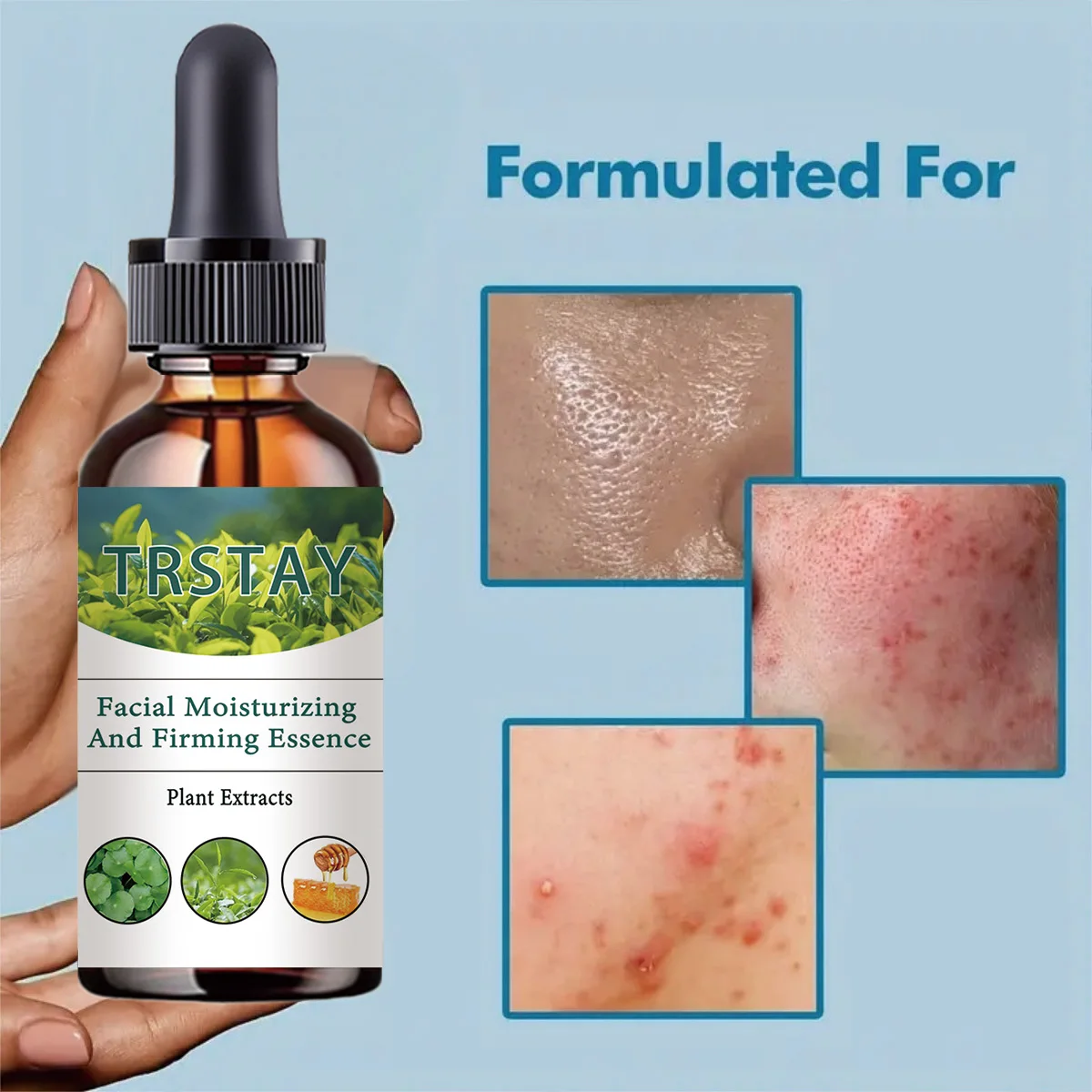 Gezichtshydraterend en verstevigend plantenextract