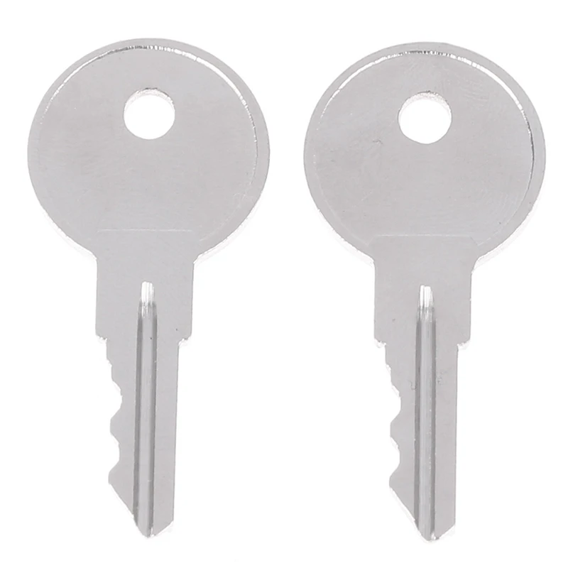 2PCS Keychannel CH751 Copper Key Universal Keys For Elevator Lock Control Cabinet Room Car T-Handles RV Storage Doors