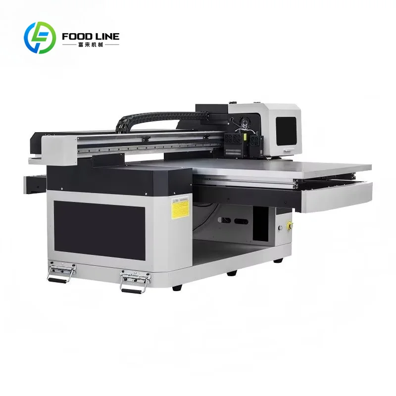 Customized 6090 UV Flatbed Printer with 3D Embossed & Varnish Effect, High Resolution UV Printing Equipment