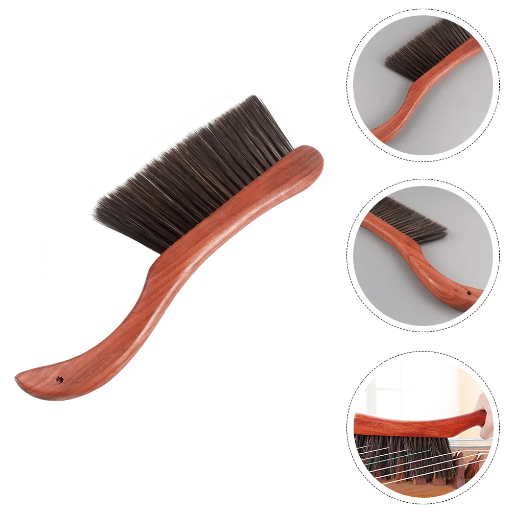 

Guzheng Brush Brushes Cleaning Guqin Dust Supply Cleaner Instrument Tool Wood Mane Removal