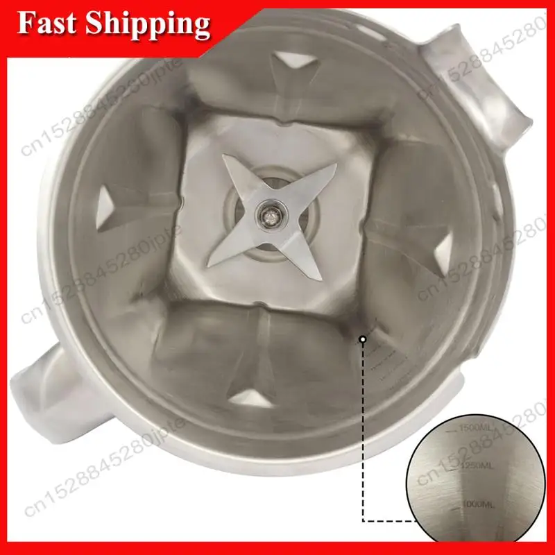 

-ABUB Replacement 48Oz Stainless Steel Container For Blenders–G Series, Pro Series, Ascent Series