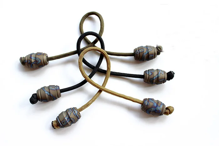 Imagem -05 - Nova Liga de Titânio Tc4 Begleri Knucklebone Brinquedo Dedo Habilidade Exercício Paracord Estresse Preocupação Grânulo