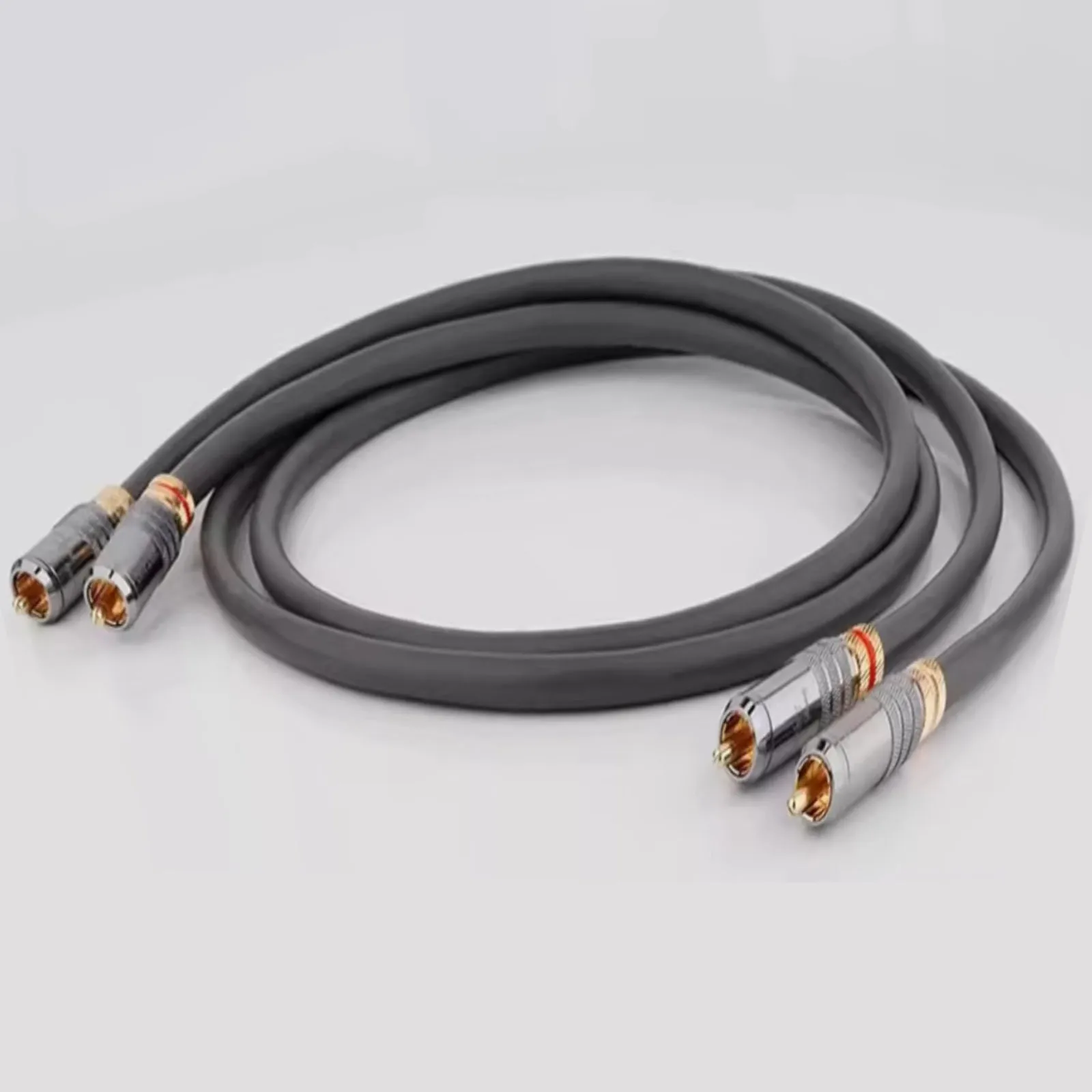 

CARDAS TWINLNK IIC Бескислородная медь Аудиокабель RCA Двойной Lotus 2RCA штекер на 2RCA штекер Сигнальный соединительный кабель