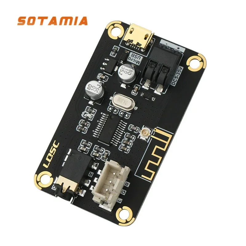 

SOTAMIA MP3 Bluetooth 4,2 плата декодера DIY динамик аудио усилитель мощности модуль автомобильного аудиоприемника