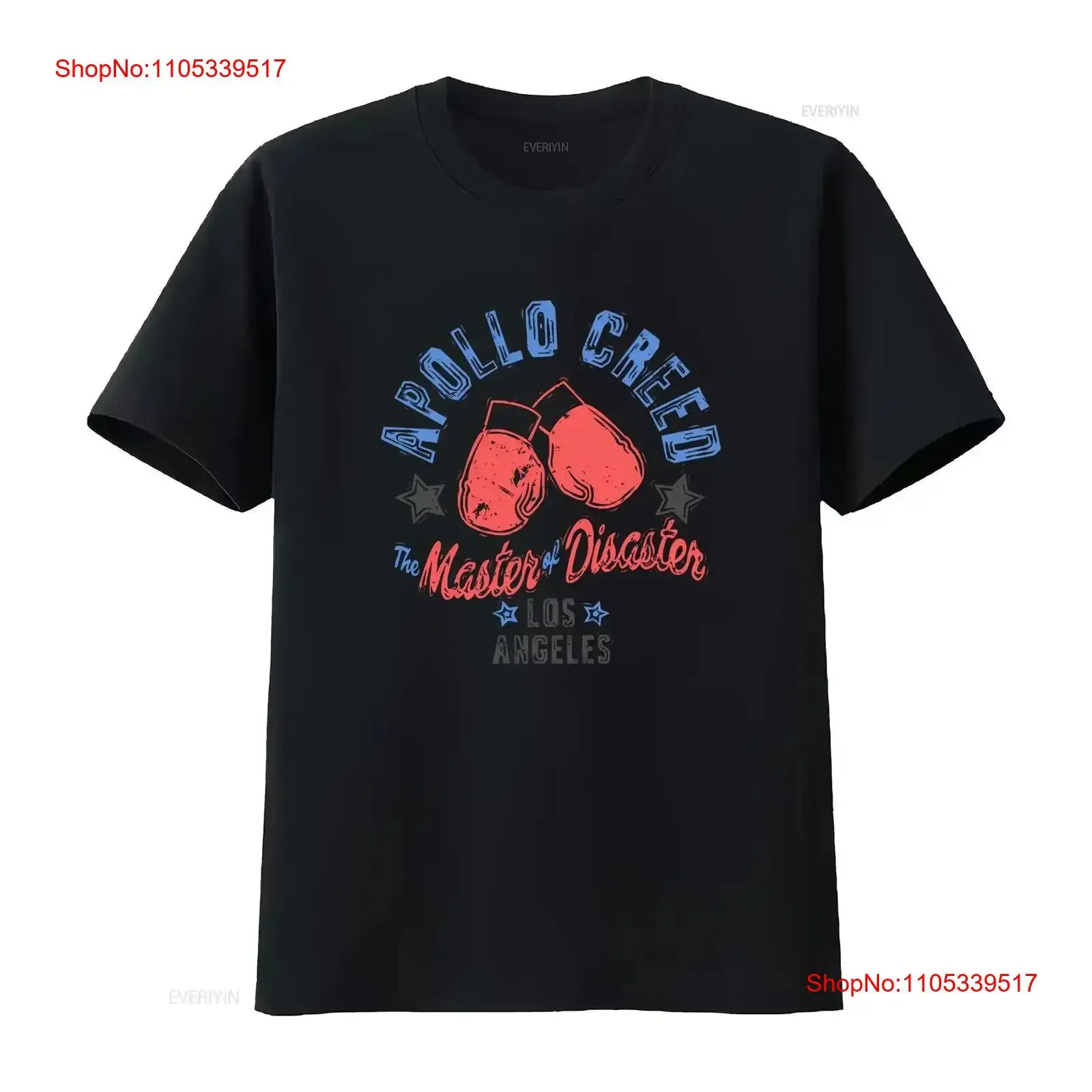 Apollo Creed Master of Disaster Men's T Shirt vintage Washed homme Versatile graphic Top For Everyday Wear Comfortable