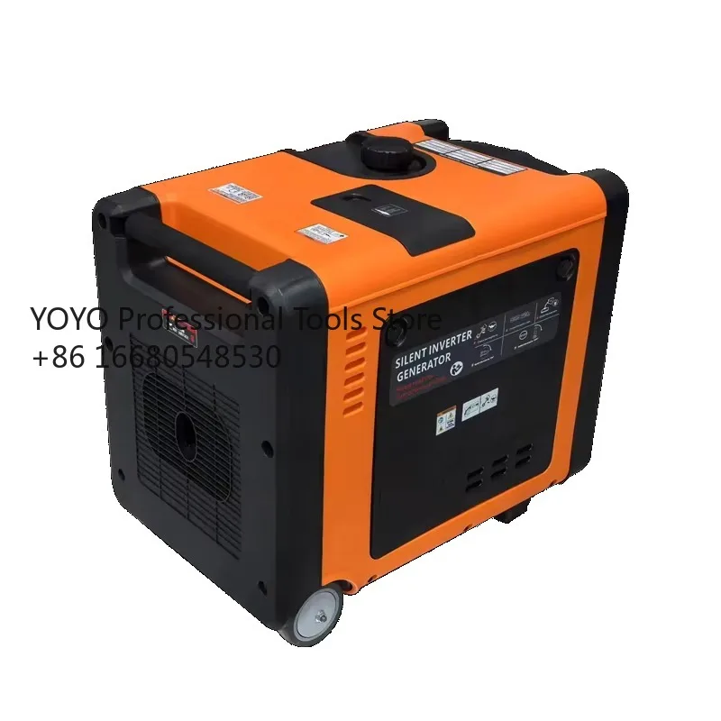 Hal Portable 5.5kW 4-Stroke Digital Inverter  Generator AC Recoil LED Display Home Entertainment Outdoor Play Camping Tr