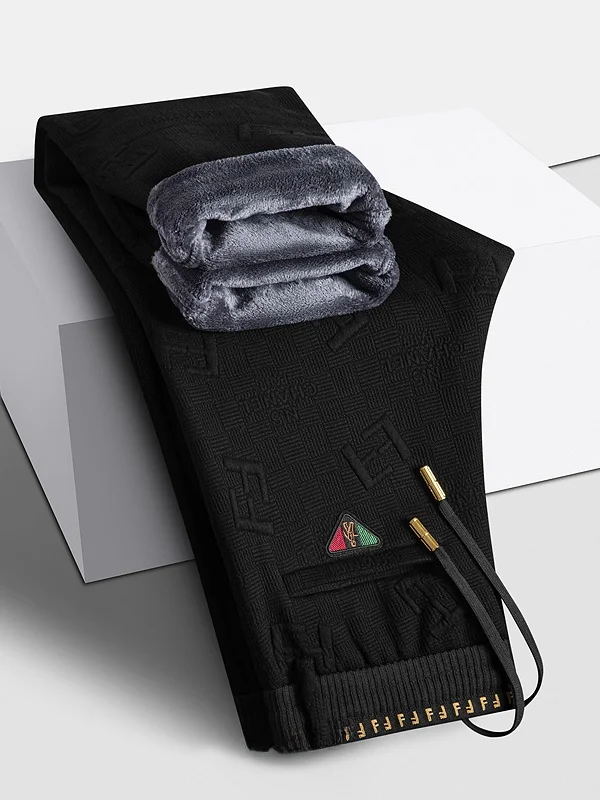 

Повседневные брюки из вельвета для мужчин, с высокой талией, на резинке, прямого кроя, зимние, модный бренд TUCANO