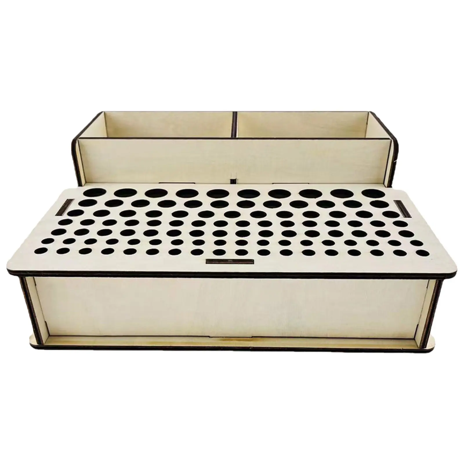 

Деревянная подставка-органайзер на 103 отверстия для инструментов, для DIY-проектов, хранения инструментов и принадлежностей, полка для рукоделия