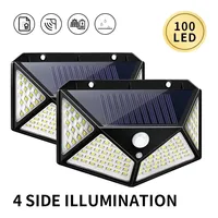 Solar Light Outdoor Garden Street Lighting Human Sensing Home Garden Waterproof Outdoor Energy-saving Led Wall Light