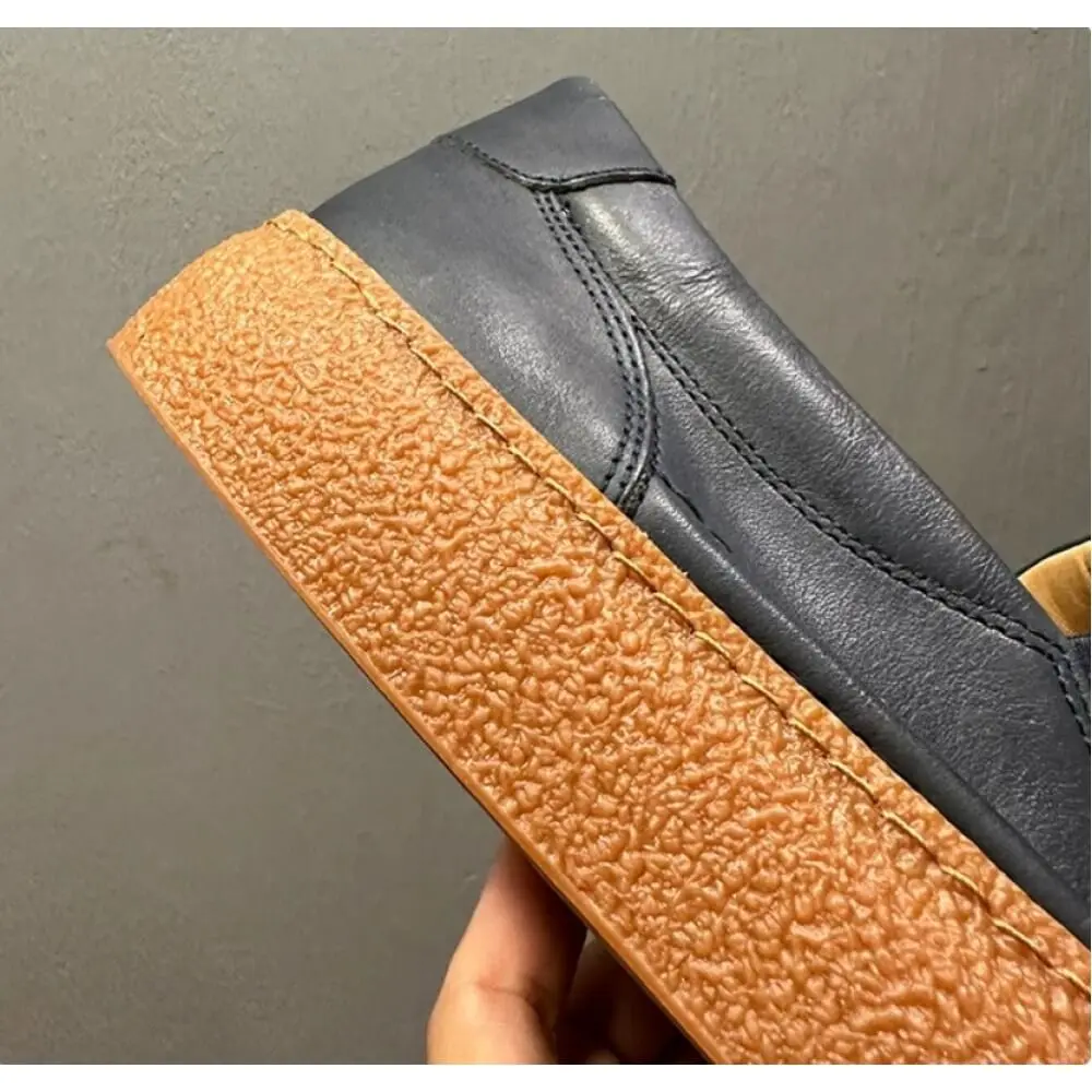 أحذية لوفرز جلدية باللون الأزر - مراجعة Men'S Shoes Navy Blue وسعره