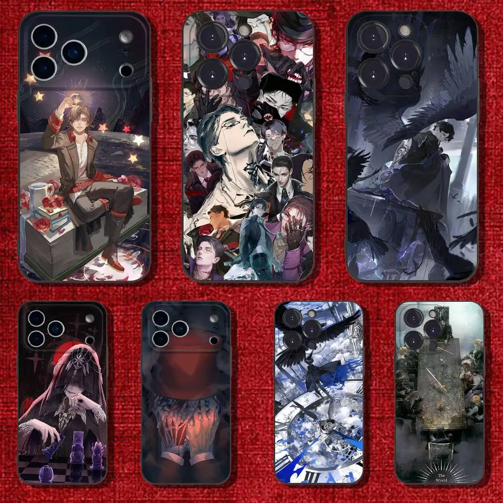 

Lord Of Mysteries Phone Case For iPhone 6,17,16,15,14,13,12,11 Plus,Pro Max,XS,X,XR,SE,Mini,8,7,Soft Silicone Black Cover