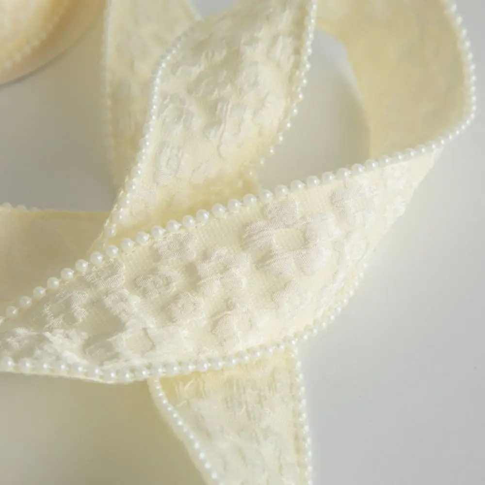 5Yard 4cm Flower Trim Ribbon Lace Embroidery Dopamine Edge Trim Decorating DIY Photo Props Gift Wrapping Ribbon