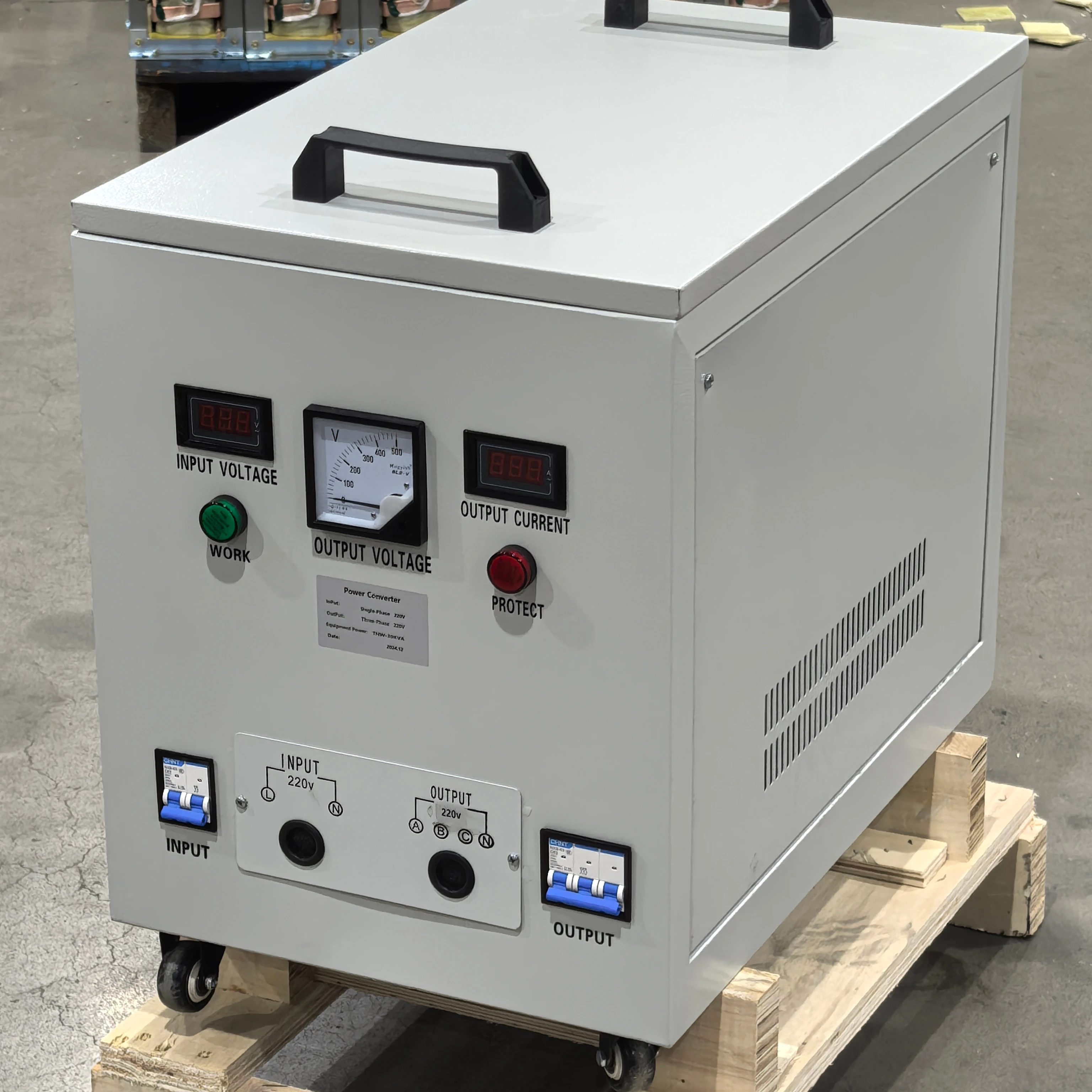 

Single Phase 220v to 3 Phase 220v 380v Phase Converters Transformer 10kw 15kw 30kw
